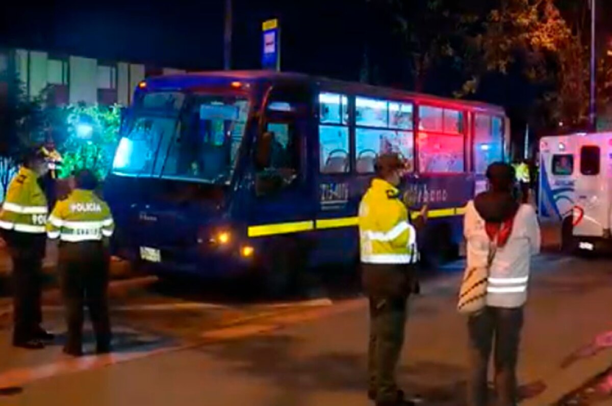Presunto ladrón murió en atraco a bus del SITP en Bogotá