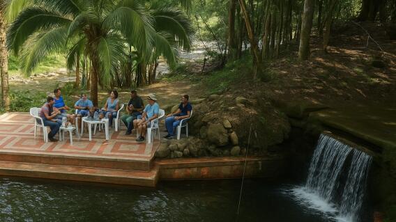 La piscina natural del Meta que tiene cascada incluida; está a pocos minutos de Villavicencio La piscina natural del Meta que tiene cascada incluida; está a pocos minutos de Villavicencio