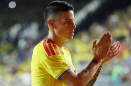 James Rodríguez con la Selección Colombia