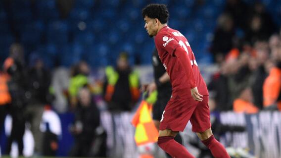 Luis Díaz, jugador del Liverpool, en la Premier League Luis Díaz, jugador del Liverpool, en la Premier League