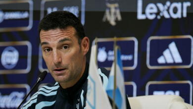 Lionel Scaloni, DT de la Selección Argentina. 