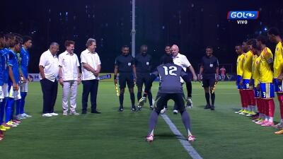 Gianni Infantino hizo el saque de honor en Colombia Sub-17 masculina vs. Brasil.
