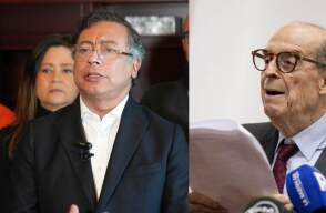 Gustavo Petro y Álvaro Leyva.