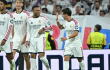 Jugadores del Real Madrid en el partido ante Leipzig por Champions