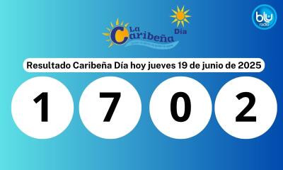 Caribeña Día resultado del último sorteo hoy jueves 19 de junio de 2025 Caribeña Día resultado del último sorteo hoy jueves 19 de junio de 2025