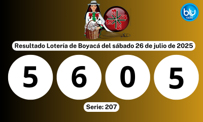 Resultado Lotería de Boyacá del sábado 26 de julio de 2025 Resultado Lotería de Boyacá del sábado 26 de julio de 2025