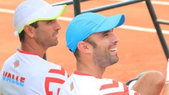 Juan Sebastián Cabal y Robert Farah durante los Juegos Nacionales 2023 Juan Sebastián Cabal y Robert Farah durante los Juegos Nacionales 2023