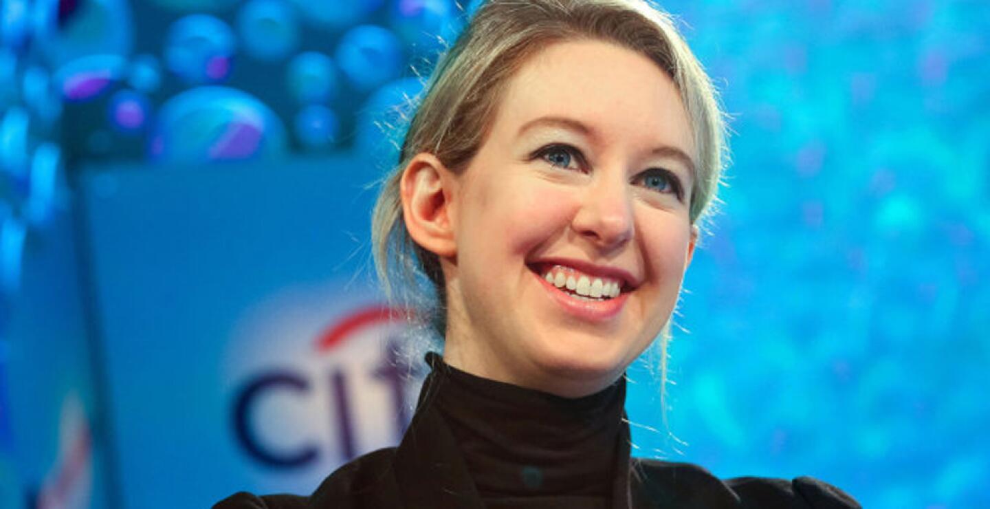 Elizabeth Holmes, 31 años, fundadora de Theranos. Fortuna: 4.100 millones de euros.
