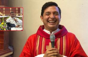 Padre Chucho aparece en silla de ruedas