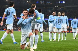 Manchester City se impuso al AEK de Atenas en la Champions League. 