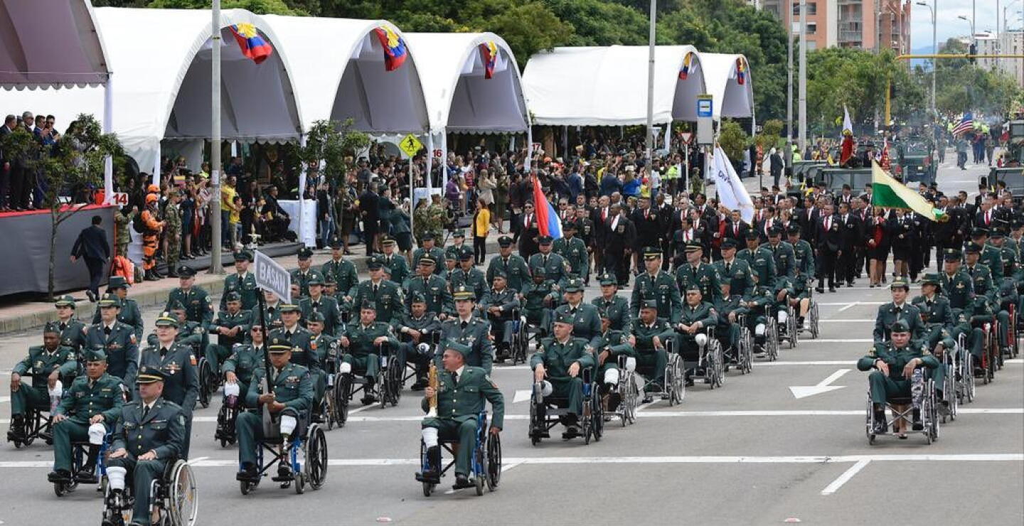 Así fue el desfile militar del 20 de julio, día de la Independencia de Colombia