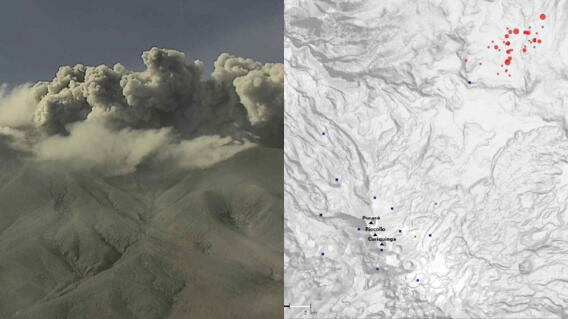 En las últimas 24 horas se han registrado 100 sismos relacionados con la actividad del volcán Puracé