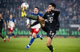 Luis Díaz marcó en el empate 2-2 de Bayern Múnich en su visita al Hamburgo.