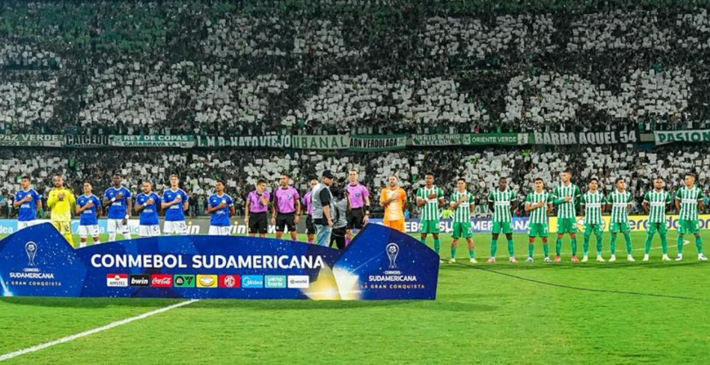 Atlético Nacional y Millonarios se enfrentaron en la Copa Sudamericana 2026.