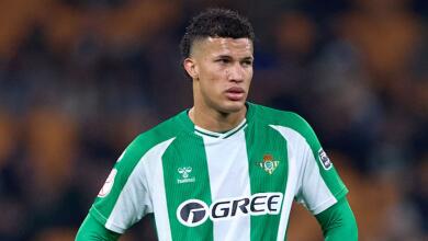 Nelson Deossa, volante colombiano que milita en Real Betis. 