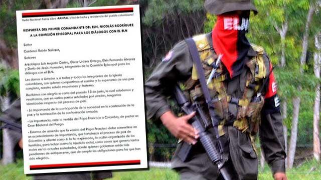 ELN presentó sus condiciones para firmar un posible cese del fuego bilateral con el gobierno