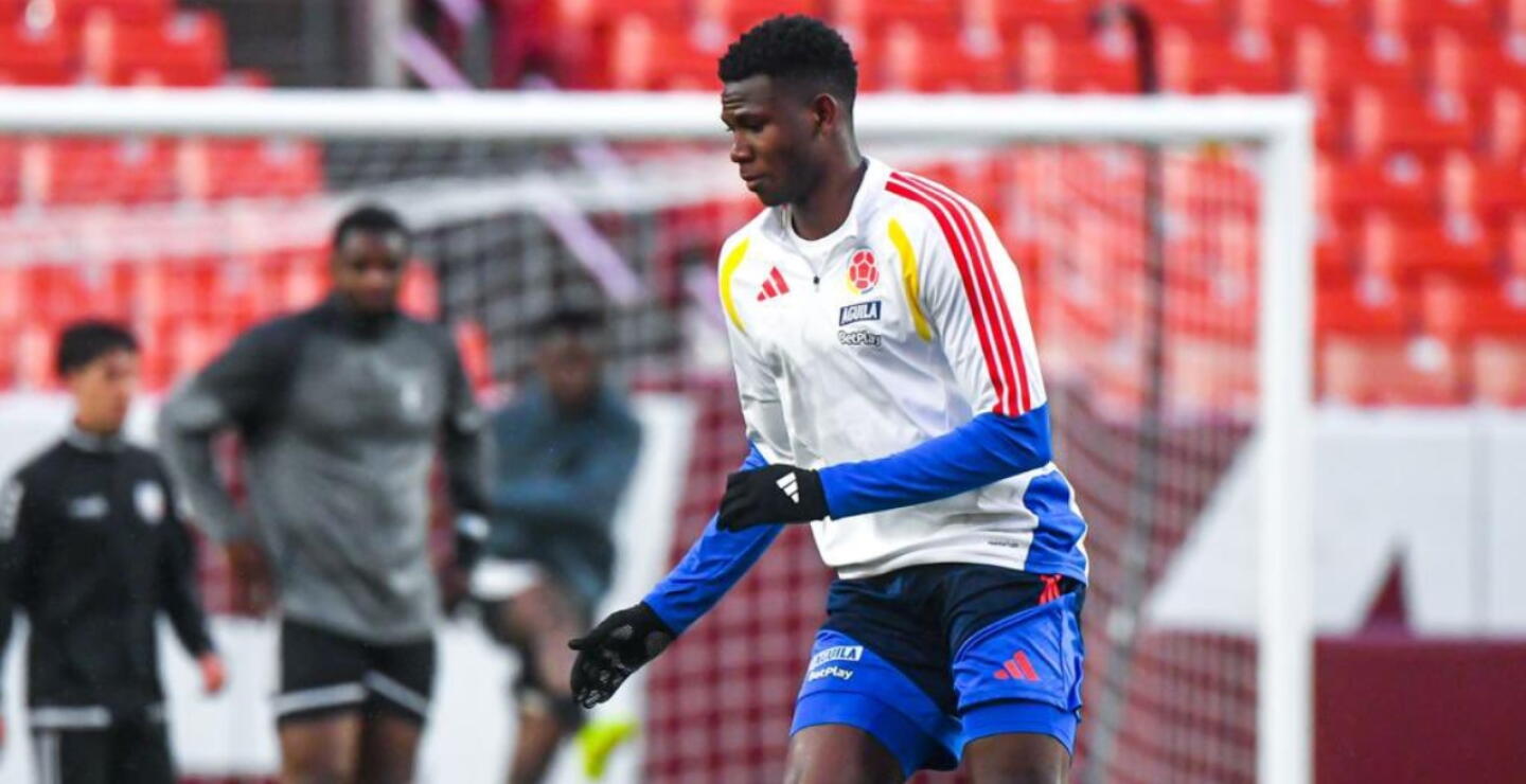 Yerson Mosquera, defensor de la Selección Colombia. 