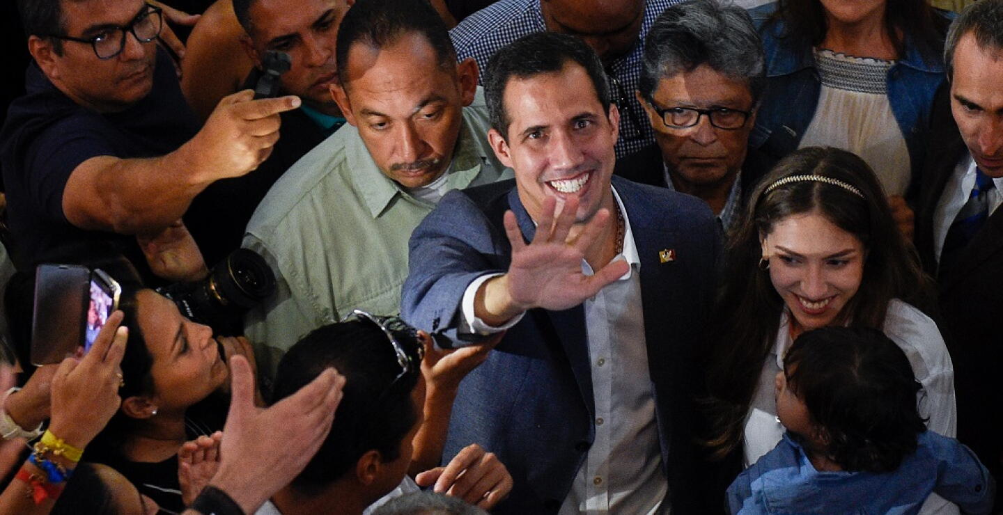 327207_BLU Radio, Juan Guaidó / Foto: AFP