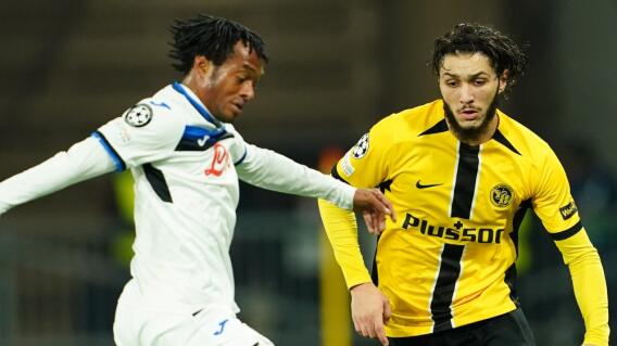 Juan Guillermo Cuadrado fue titular con Atalanta frente a Young Boys, por la fecha 5 de la Champions League Juan Guillermo Cuadrado fue titular con Atalanta frente a Young Boys, por la fecha 5 de la Champions League