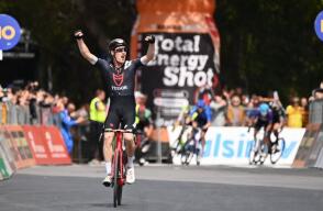 Joel Suter ciclista suizo durante el Giro de Sicilia 2023