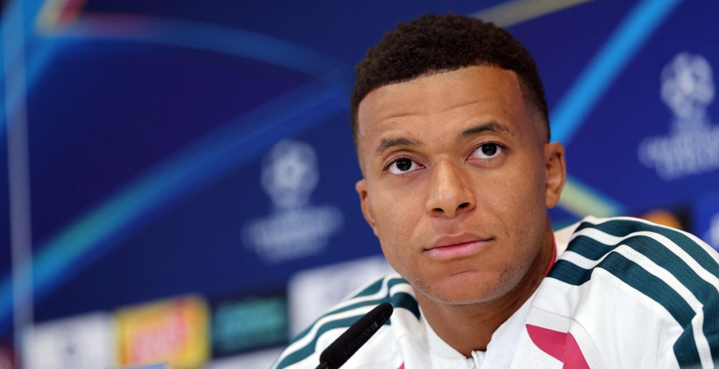 Kylian Mbappé, delantero del Real Madrid. 