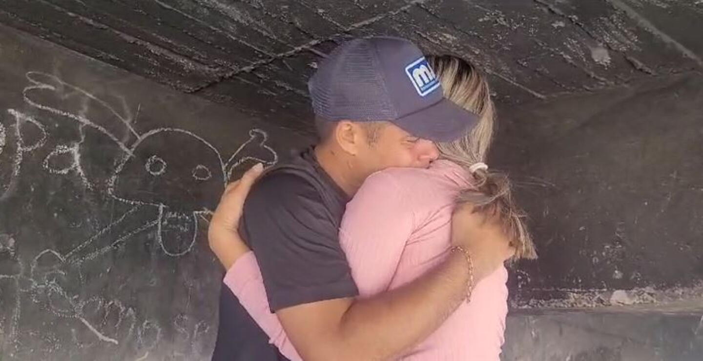 mamá con hombre venezolano que por poco termina como habitante de calle
