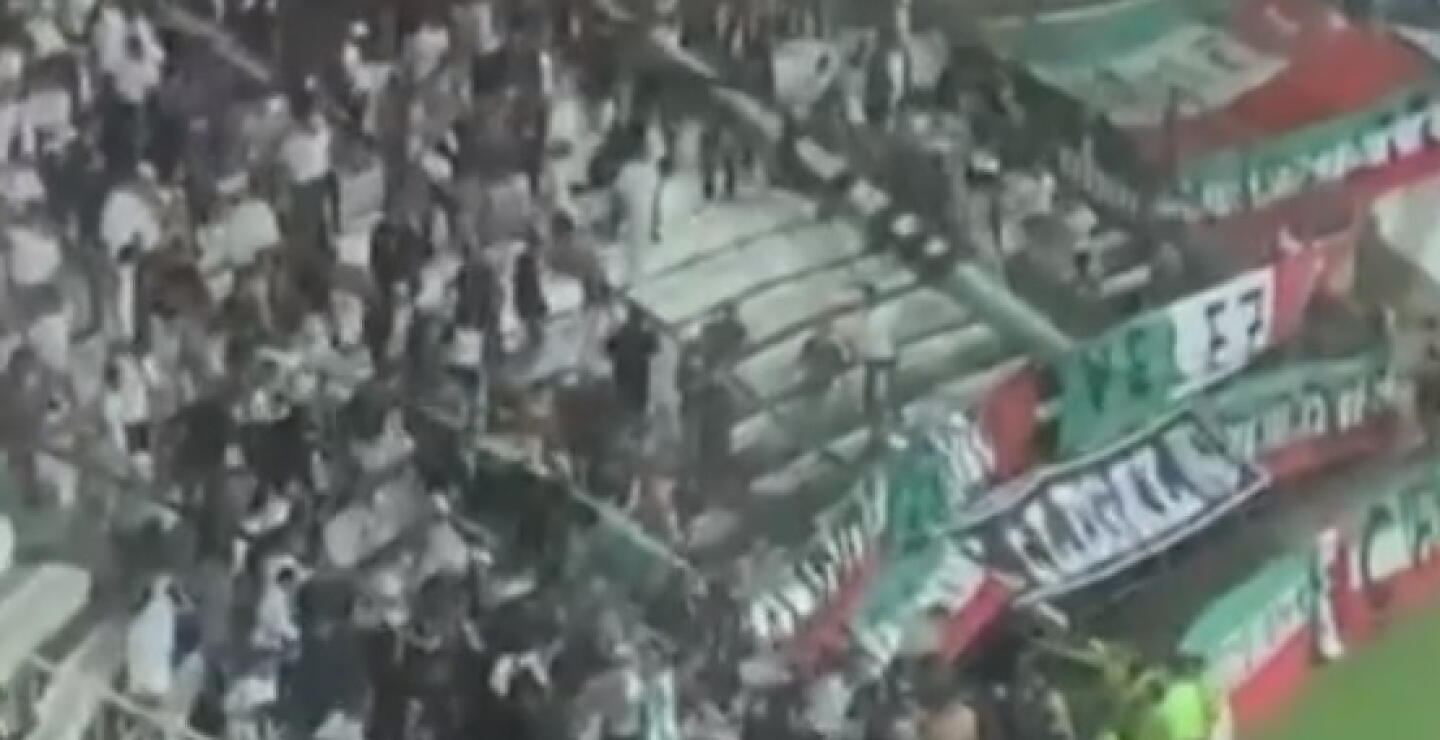 Disturbios en estadio Palogrande tras derrota del Once Caldas dejaron 28 lesionados
