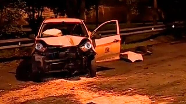 Estrelló a un taxista, se dio a la fuga y lo cogieron
