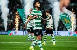 Luis Javier Suárez, delantero colombiano del Sporting Lisboa. 