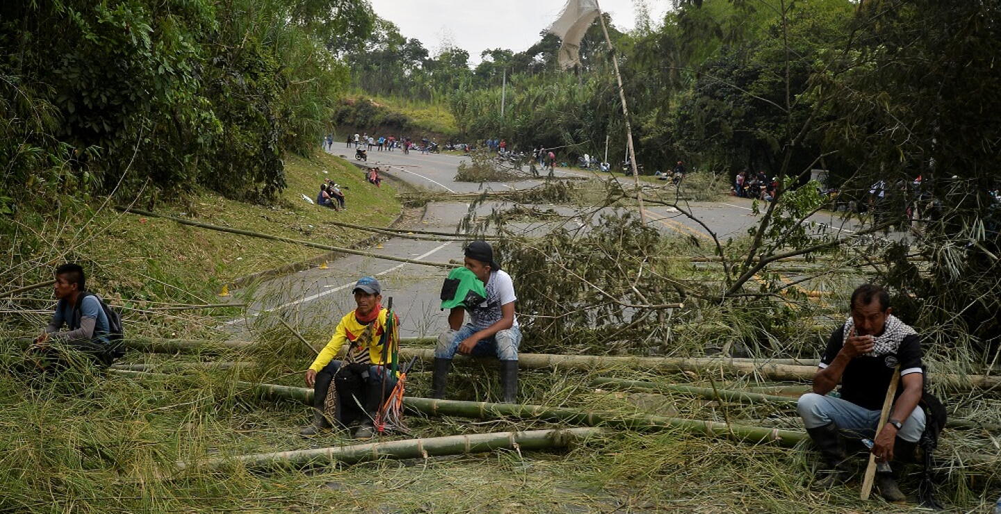 330103_BLU Radio. Minga indígena en Cauca / Foto: AFP