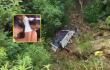 Sobrevivientes de accidente en Antioquia regreso al lugar de la tragedia; rompen en llanto