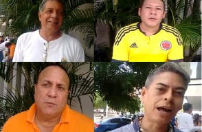 271170_Los barranquilleros compartieron sus opiniones en las calles. Foto: bluradio.com