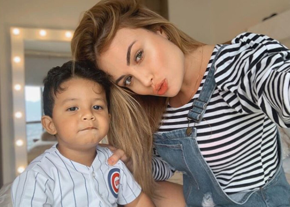 Sara Uribe y su hijo Jacobo Sara Uribe y su hijo Jacobo