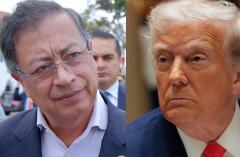 Gustavo Petro junto al presidente Donald Trump sobre negociar aranceles del 10 %
