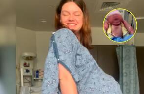 Mujer da a luz a un bebé de más de 5 kilos y confiesa: “Pensé que no iba a poder” Mujer da a luz a un bebé de más de 5 kilos y confiesa: “Pensé que no iba a poder”