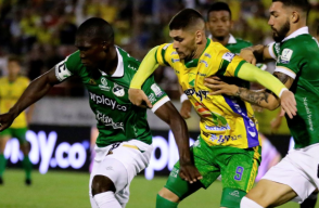 Atlético Huila y Deportivo Cali se enfrentaron en la noche de este domingo en el Guillermo Plazas Alcid.