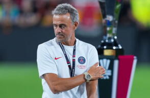 Luis Enrique, director técnico del PSG. 