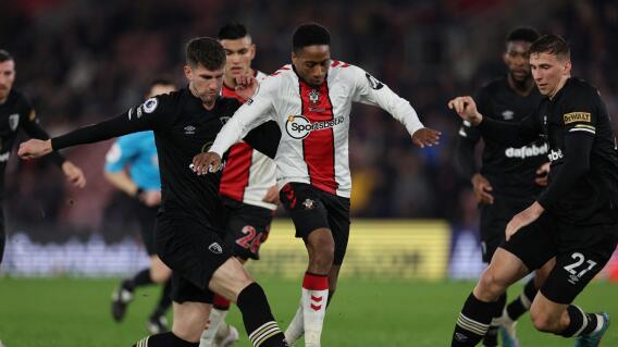 Jéfferson Lerma disputó los 90 minutos del encuentro con el Bournemouth, en la victoria 0-1 sobre Southampton por Premier League. Jéfferson Lerma disputó los 90 minutos del encuentro con el Bournemouth, en la victoria 0-1 sobre Southampton por Premier League.