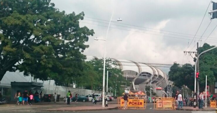 Puesto censo en Cali. Estadio Pascual Guerrero.