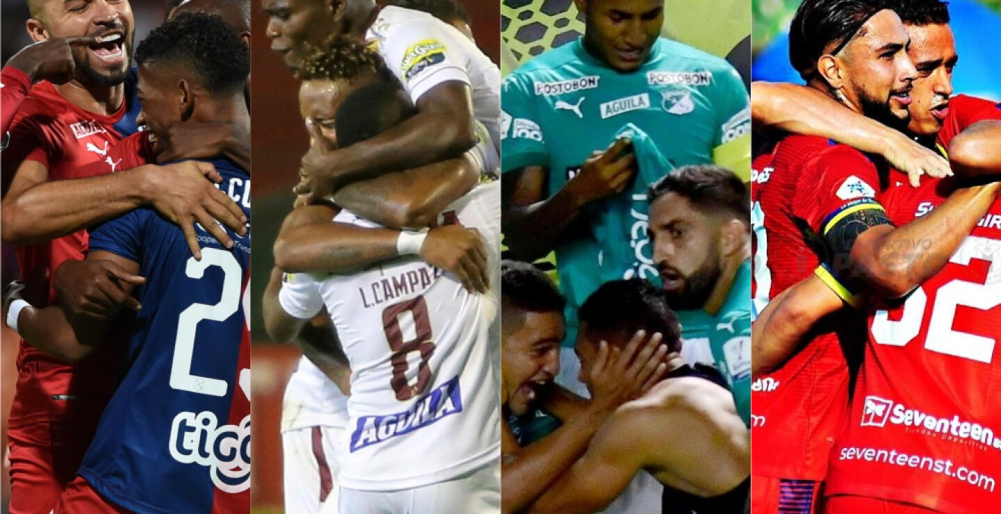 354984_BLU Radio. Equipos en Libertadores y Sudamericana / Fotos: AFP y Twitter @AsoDeporCali y @DeporPasto