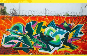 348439_BLU Radio/// Graffiti del proyecto Murillo Derecho. Foto: Instagram @proyectomurilloderecho- @shot.oner