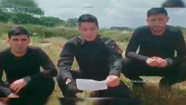 Militares venezolanos que se rebelaron niegan muerte de guardia nacional