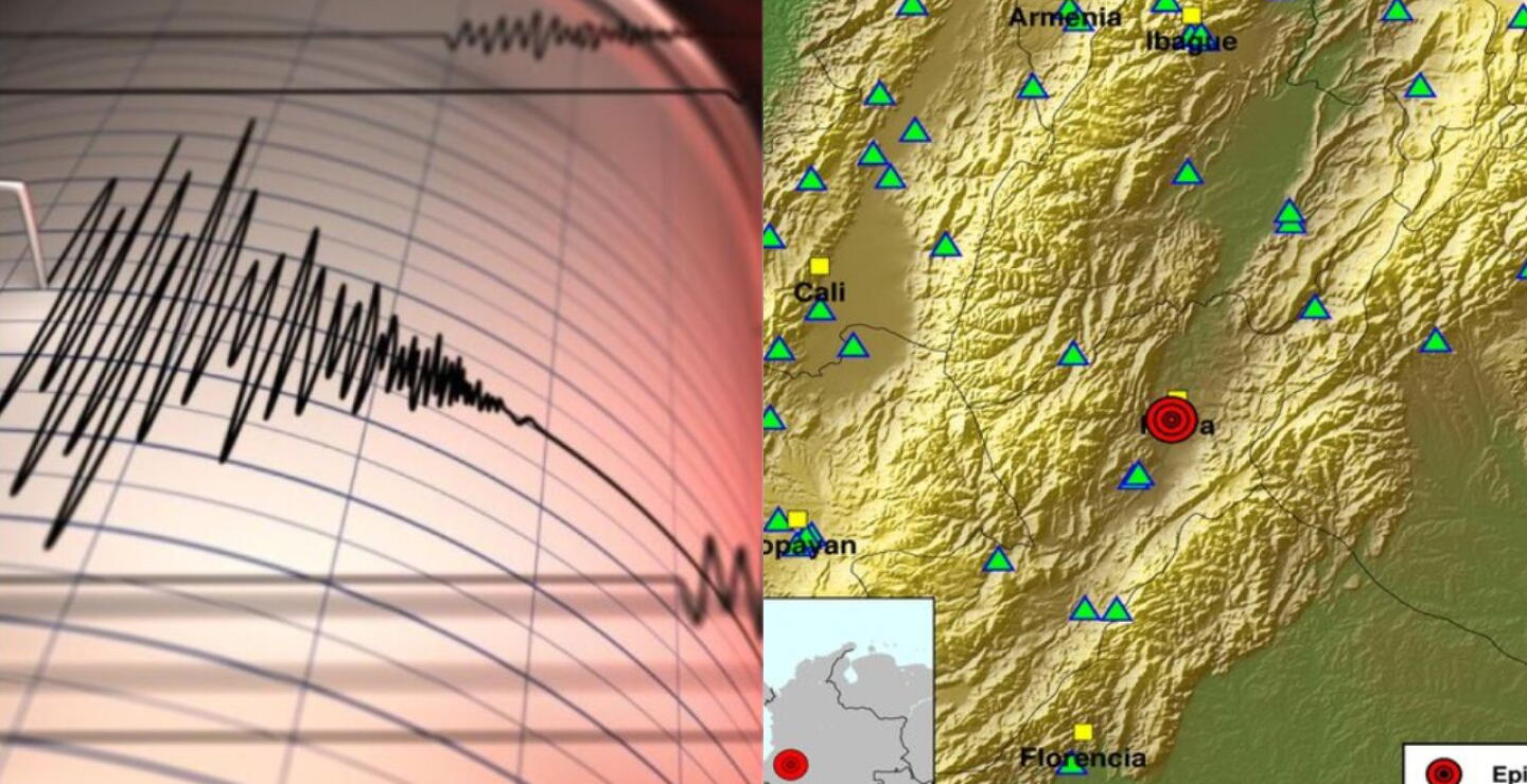 Temblor en Colombia este domingo 21 de diciembre: se registró en el departamento del Huila