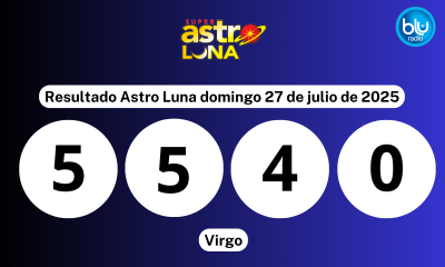Resultado Astro Luna domingo 27 de julio de 2025 Resultado Astro Luna domingo 27 de julio de 2025