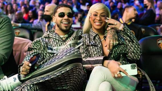 El cantante Anuel AA con su novia, la cantante Yailin El cantante Anuel AA con su novia, la cantante Yailin