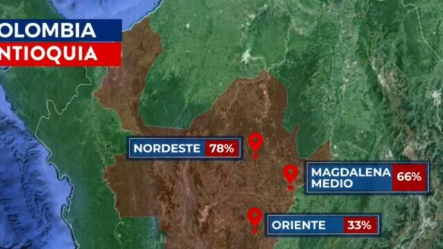Ola de violencia tiene en alerta roja a tres subregiones de Antioquia Ola de violencia tiene en alerta roja a tres subregiones de Antioquia