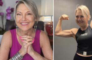 Mujer de 64 años se inscribió a una competencia de culturismo y ganó: “Nunca es demasiado tarde”