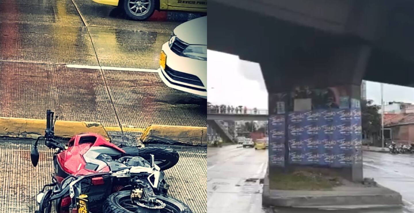 Accidente de motociclista
