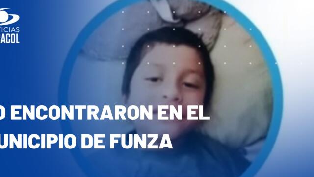 Cuerpo de niño hallado en río Bogotá es el de menor autista reportado como desaparecido Cuerpo de niño hallado en río Bogotá es el de menor autista reportado como desaparecido