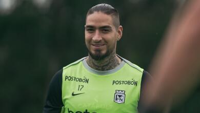 Cristian 'Chicho' Arango, delantero de Atlético Nacional. 